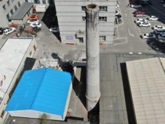 吉林某醫院鍋爐煙囪檢測